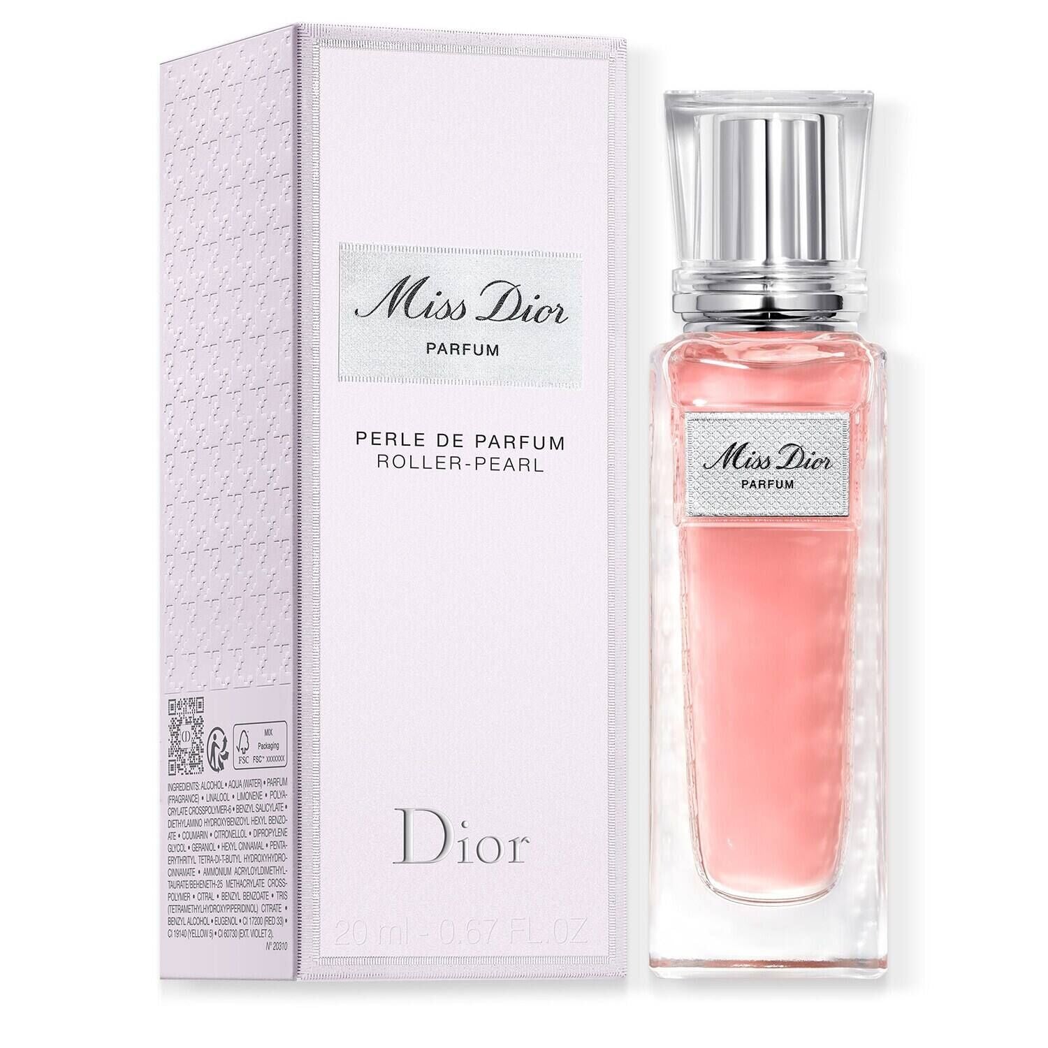 DIOR MISS DIOR PARFUM ROLLER-PEARL FLORAL, FRUITY AND WOODY ON