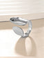 DELIA GEOMETRIC OPEN RING – 14K GOLD PLATED 304 STAINLESS STEEL
