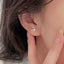 DELIA - 925 STERLING SILVER STAR EAR STUDS HIGH-END 9 (1 PAIR)