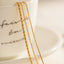 DELIA - 304 STAINLESS STEEL 18K GOLD PLATED SIMPLE STYLE CLASSIC PLATING SOLID COLOR BRACELETS - 3 PAIR