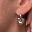 DELIA - BASIC SIMPLE STYLE HEART SHAPE SOLID COLOR PLATING 304 STAINLESS STEEL 18K GOLD PLATED DROP EARRING GOLD PLATED 91 PAIR)