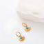 DELIA TURQUOISE STUD EARRINGS – 304 STAINLESS STEEL, 18K GOLD PLATED