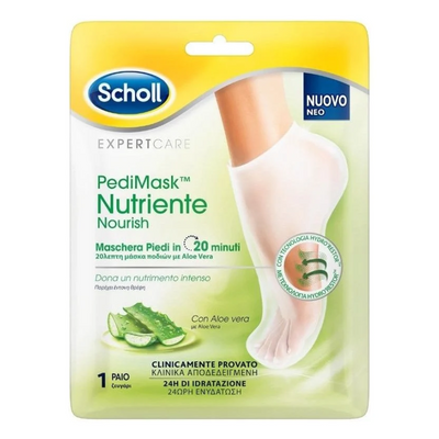 SCHOLL MOISTURIZING FOOT MASK ALOE VERA