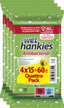 WET HANKIES LEMON QUATTRO PACK 4x15