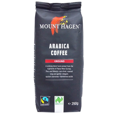 MOUNT HAGEN ORGANIC ARABICA COFFEE - GROUND 250G