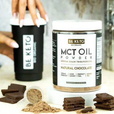 BEKETO MCT OIL POWDER – NATURAL CHOCOLATE 300G