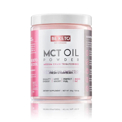 BEKETO MCT MCT OIL POWDER – FRESH STRAWBERRY 300G
