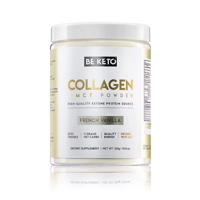 BE KETO COLLAGEN + MCT, VANILLA FLAVOUR, 300G