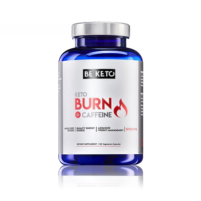 BE KETO KETO BURN + CAFFEINE 180 CAPSULES