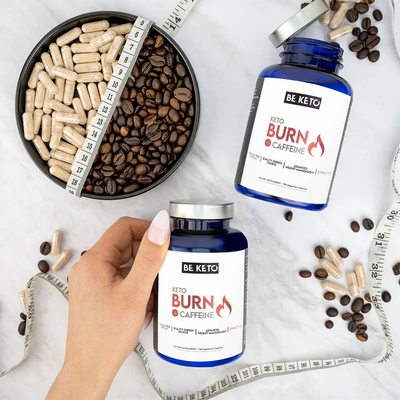 BE KETO KETO BURN + CAFFEINE 180 CAPSULES