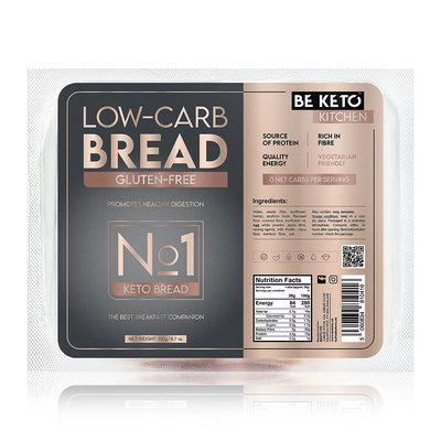 BE KETO KETO GLUTEN-FREE BREAD, 190G