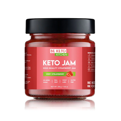 BE KETO STRAWBERRY JAM 200G