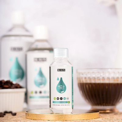 BE KETO ORGANIC MCT OIL 100% C8 100ML