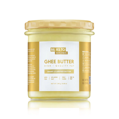 BE KETO BUTTER CLARIFIED GHEE 100% NATURAL 240G