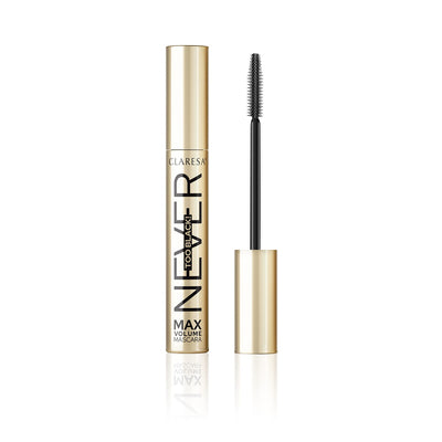 CLARESA NEVER TOO BLACK! SUPER BLACK VOLUME MASCARA 10G