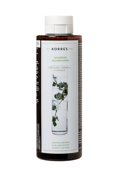 KORRES ALOE + DITTANY SHAMPOO FOR NORMAL HAIR 250ML