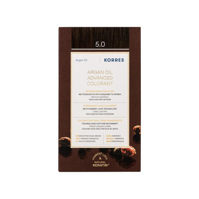 KORRES ARGAN OIL ADVANCED COLORANT 5.0 LIGHT BROWN