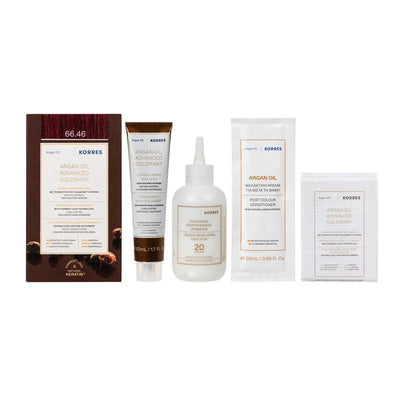 KORRES ARGAN OIL ADVANCED COLORANT 66.46 INTENSE BURGUNDY RED