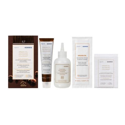 KORRES ARGAN OIL ADVANCED COLORANT 5.7 CHOCOLATE