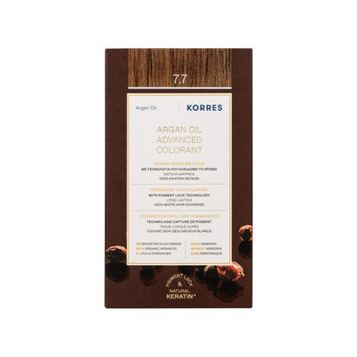 KORRES ARGAN OIL ADVANCED COLORANT 7.7 MOCHA