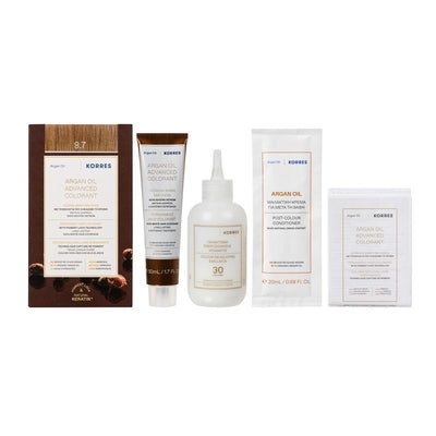 KORRES ARGAN OIL ADVANCED COLORANT 8.7 TOFFEE