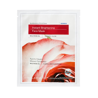 KORRES FACE MASK APOTHECARY WILD ROSE X 6PCS