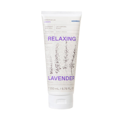 KORRES OVERNIGHT BODY MILK RELAXING LAVENDER 200ML
