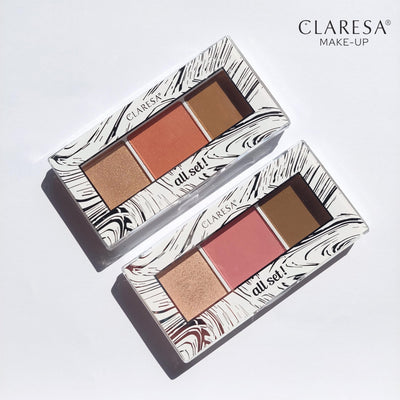 CLARESA ALL SET! CONTOURING PALETTE - 01 ALL COOL