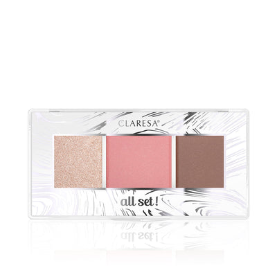 CLARESA ALL SET! CONTOURING PALETTE - 01 ALL COOL