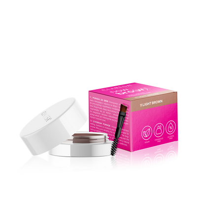 CLARESA LONG-LASTING EYEBROW POMADE NOW BRO(W)! 11 LIGHT BROWN 4G
