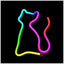 FOREVER LIGHT - NEON LED RGB CAT + RC