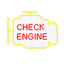 NEOLIA -  NEON PLEXI LED CHECK ENGINE YELLOW RED