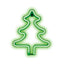 FOREVER LIGHT - NEON LED CHRISTMAS TREE GREEN