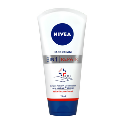 NIVEA 3in1 REPAIR HAND CREAM 75ML