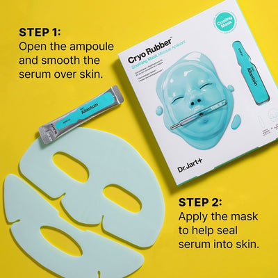DR JART CRYO RUBBER™ SOOTHING FACE MASK 4G + 40G