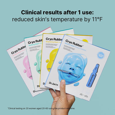 DR JART CRYO RUBBER™ SOOTHING FACE MASK 4G + 40G