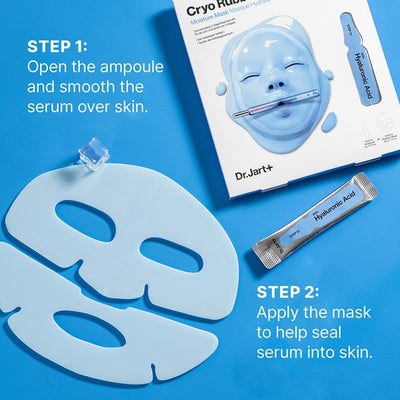 DR JART CRYO RUBBER ™ FACE MASK WITH HYALURONIC ACID 4G + 40G