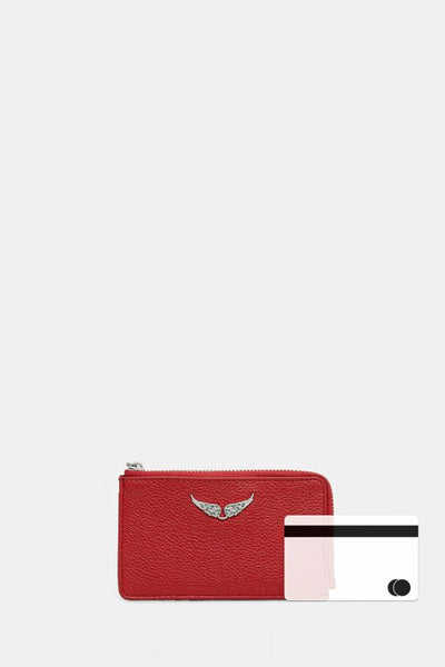ZADIG & VOLTAIRE -  ZV GRAINED LEATHER WALLET
