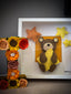 CRAFTOPIA Sleeping Teddy (Yellow) 27 x 27 cm