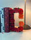 CRAFTOPIA Felt Flower Letter Book Ends