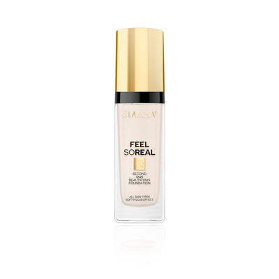 CLARESA SECOND SKIN FEEL SO REAL  BEAUTY FOUNDATION - 02 LIGHT