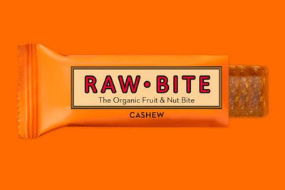 RAW BITE CASHEW ORG BAR 50G