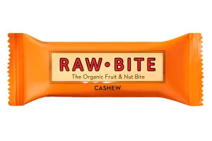 RAW BITE CASHEW ORG BAR 50G