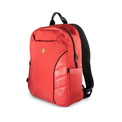 FERRARI BACKPACK FOR COMPUTER & TABLET SCUDERIA 15″ - RED