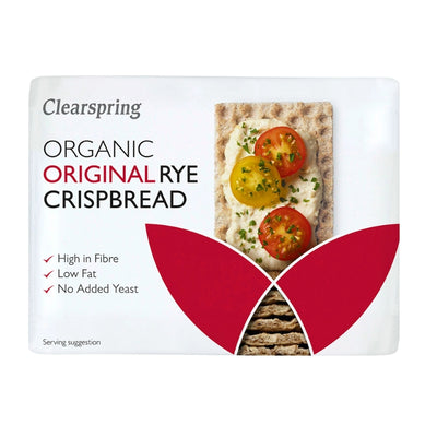 CLEARSPRING ORGANIC RYE CRISPBREAD ORIGINAL 200G