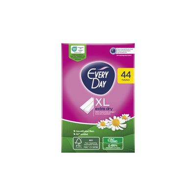 EVERYDAY PANTYLINERS EXTRA DRY EXTRA-LONG 44 PCS
