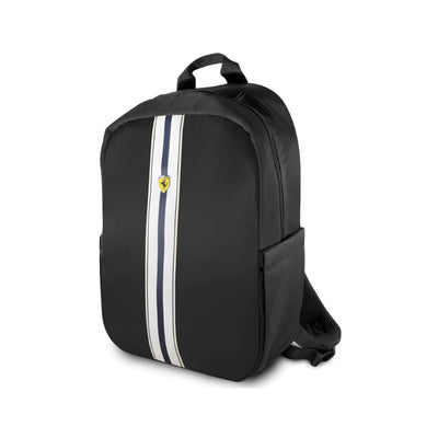 FERRARI BACKPACK FOR COMPUTER & TABLET ON TRACK 15″ PISTA METAL LOGO USB BLACK
