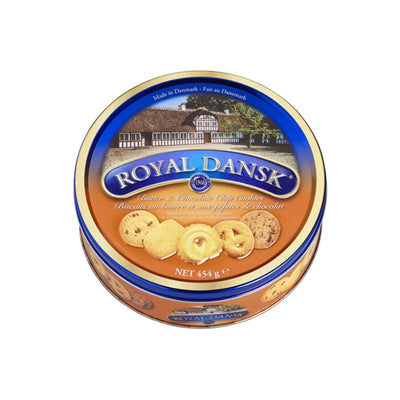ROYAL DANSK BUTTER & CHOCOLATE COOKIES 454g