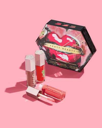 FENTY BEAUTY BY RIHANNA GLOSSY POSSE VOLUME 7.0 FULL-SIZE GLOSS BOMB TRIO