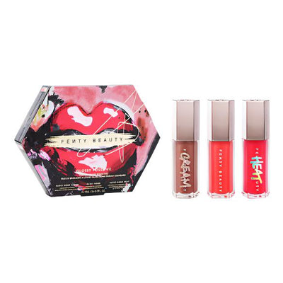 FENTY BEAUTY BY RIHANNA GLOSSY POSSE VOLUME 7.0 FULL-SIZE GLOSS BOMB TRIO